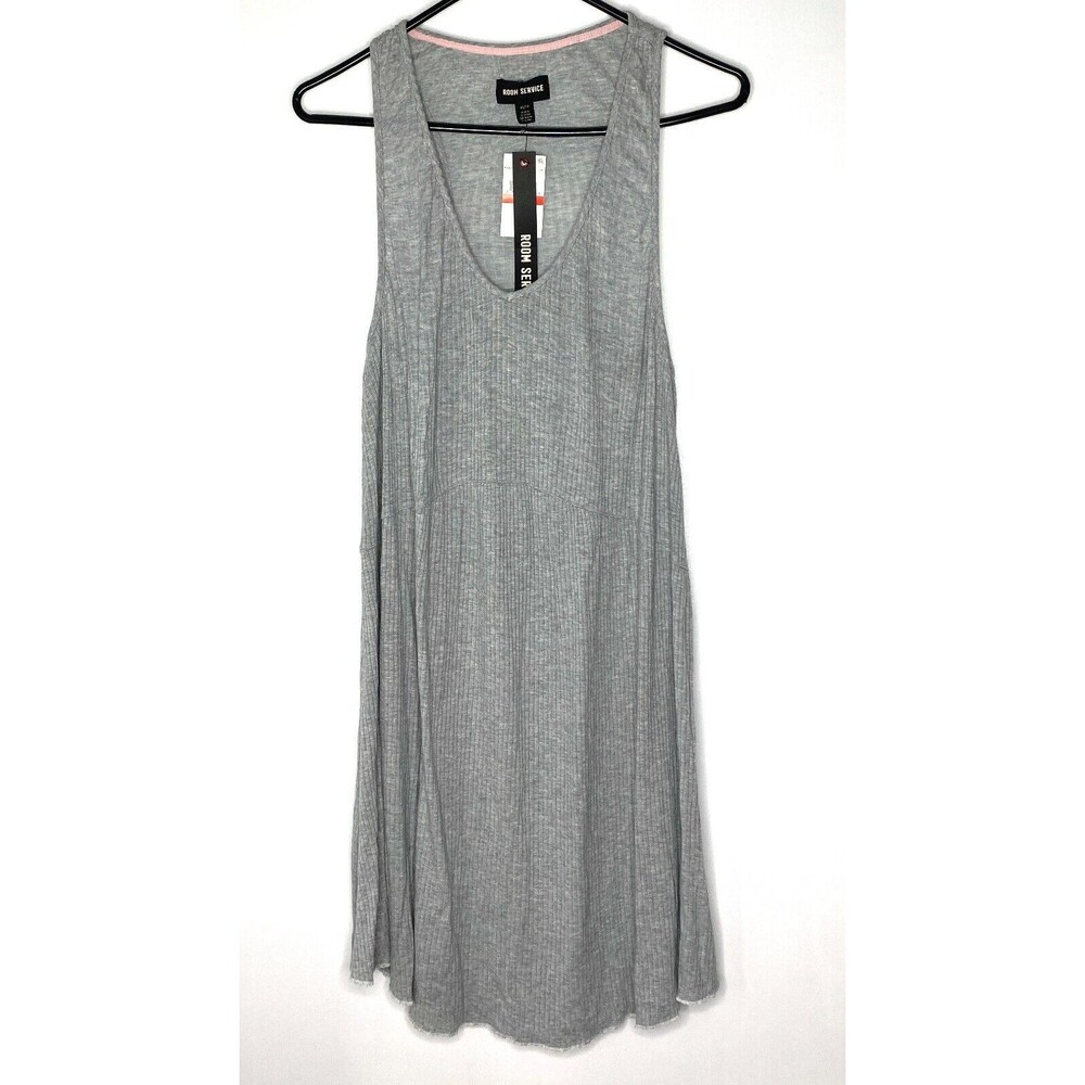 Room Service Drink Champagne Nightgown - Heather Grey - XS (2)